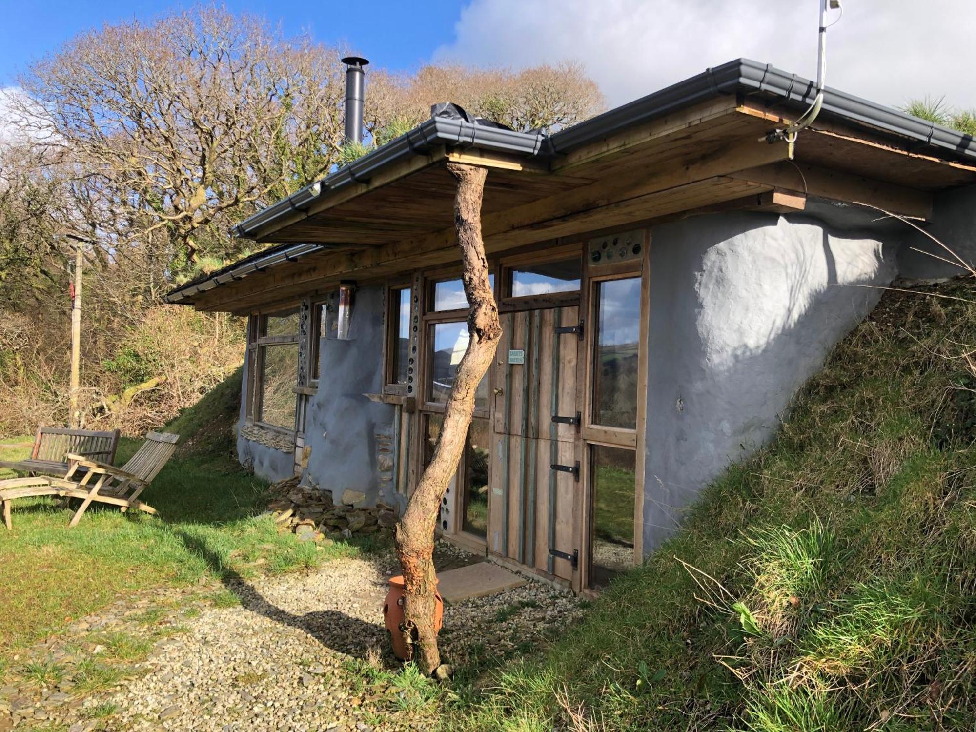 Rabbits 1Or 2 Bedroom Hobbit Style Hillset Earthen Dartmoor Eco Home South Brent Eksteriør bilde