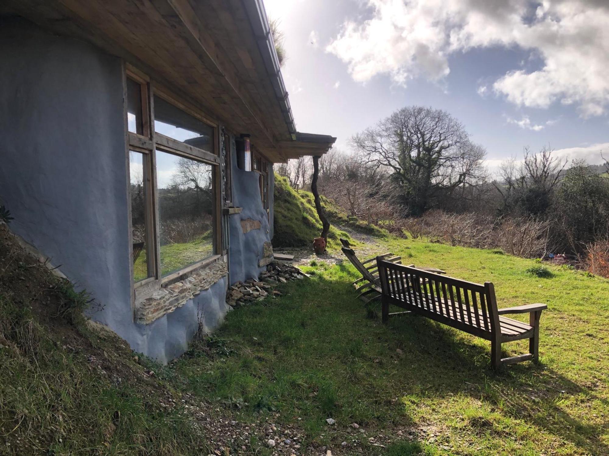 Rabbits 1Or 2 Bedroom Hobbit Style Hillset Earthen Dartmoor Eco Home South Brent Eksteriør bilde